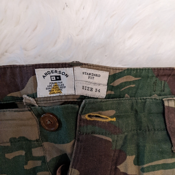 Four star men's army cargo shorts - Picture 2 of 3